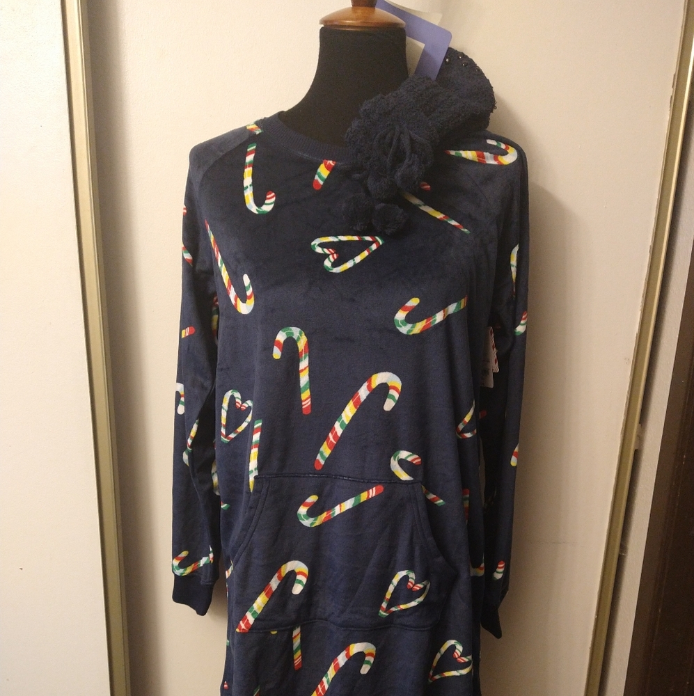 Cozy Soft Sleep Shirt + Slipper Socks